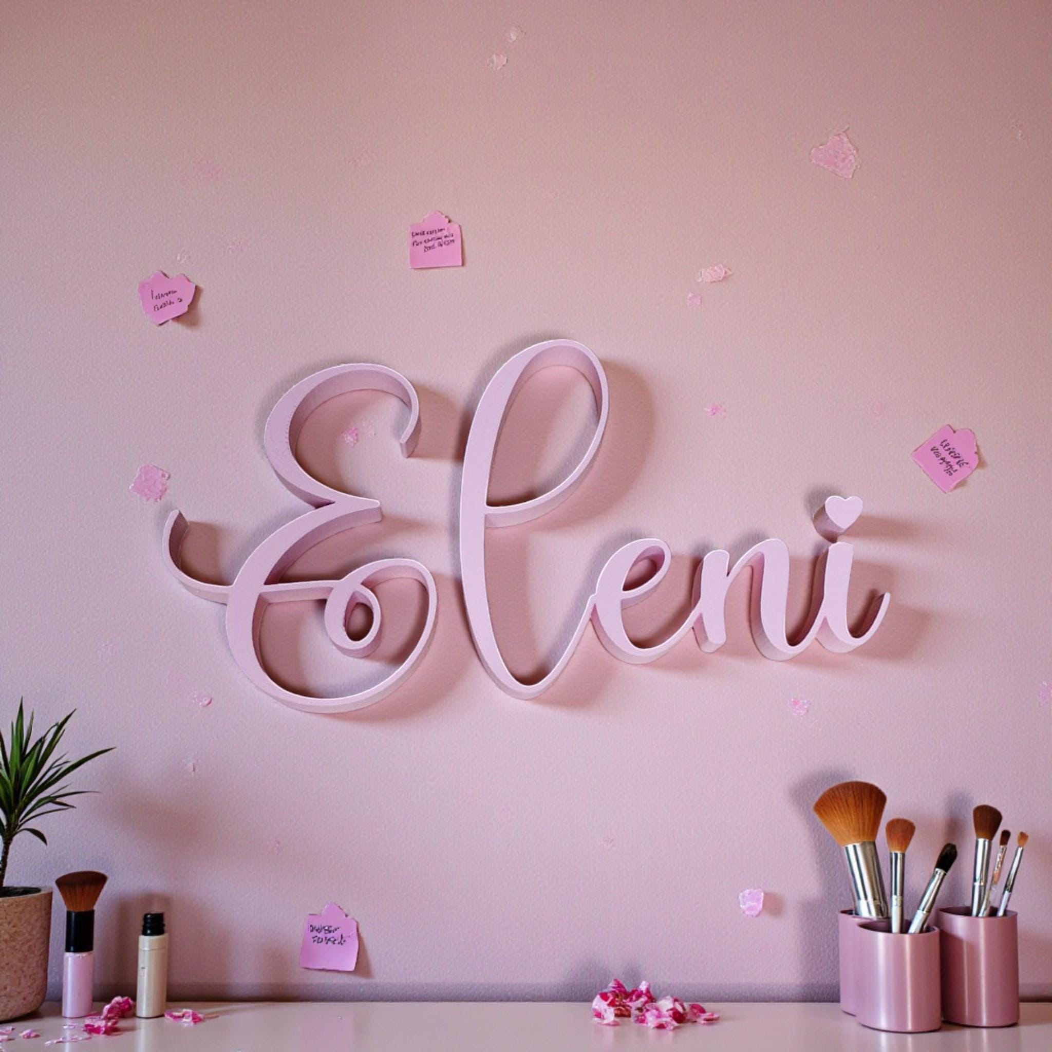 Personalise your space with this elegant script personalised name sign, a custom wall decor piece perfect for bedrooms, nurseries, and aesthetic home styling.