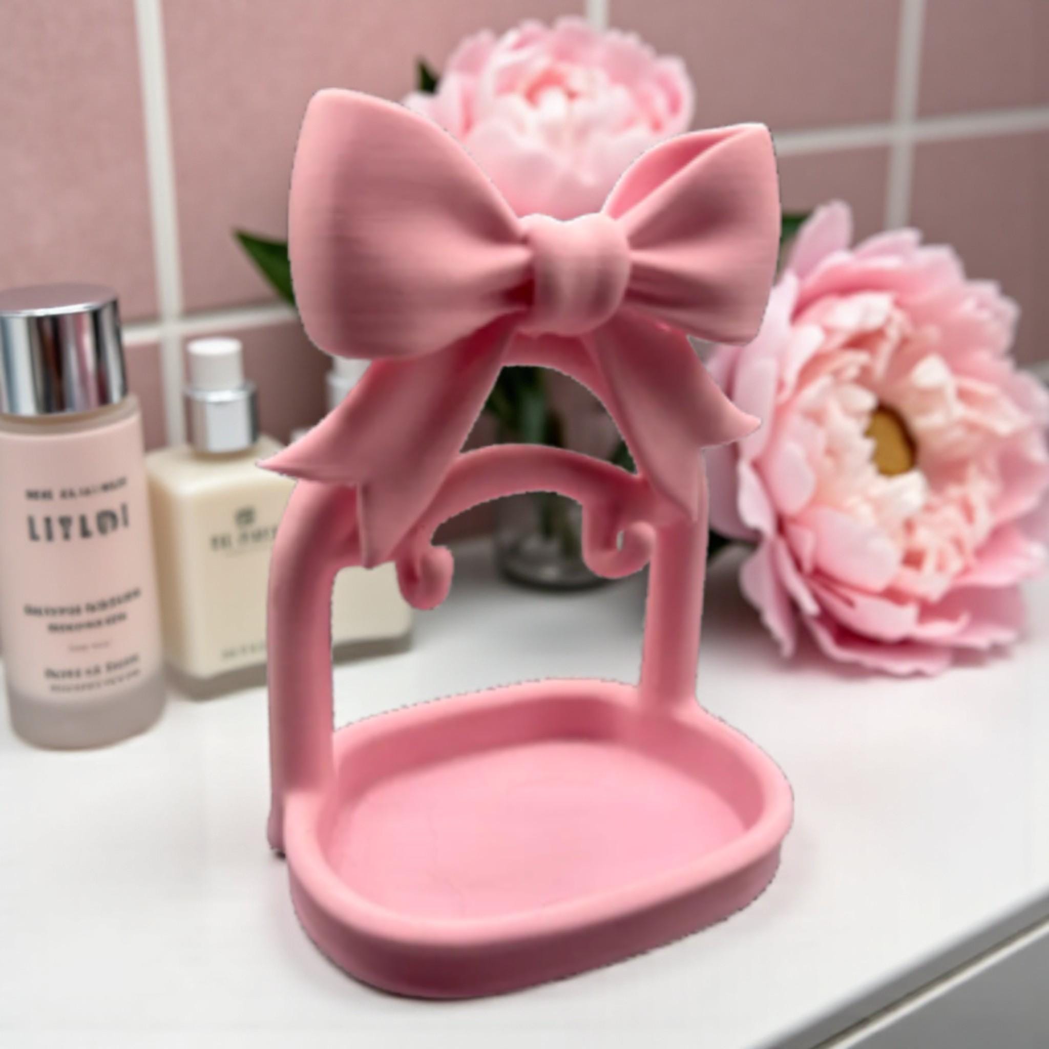 This quilted catchall basket is perfect for organizing your vanity while adding a stylish decorative touch