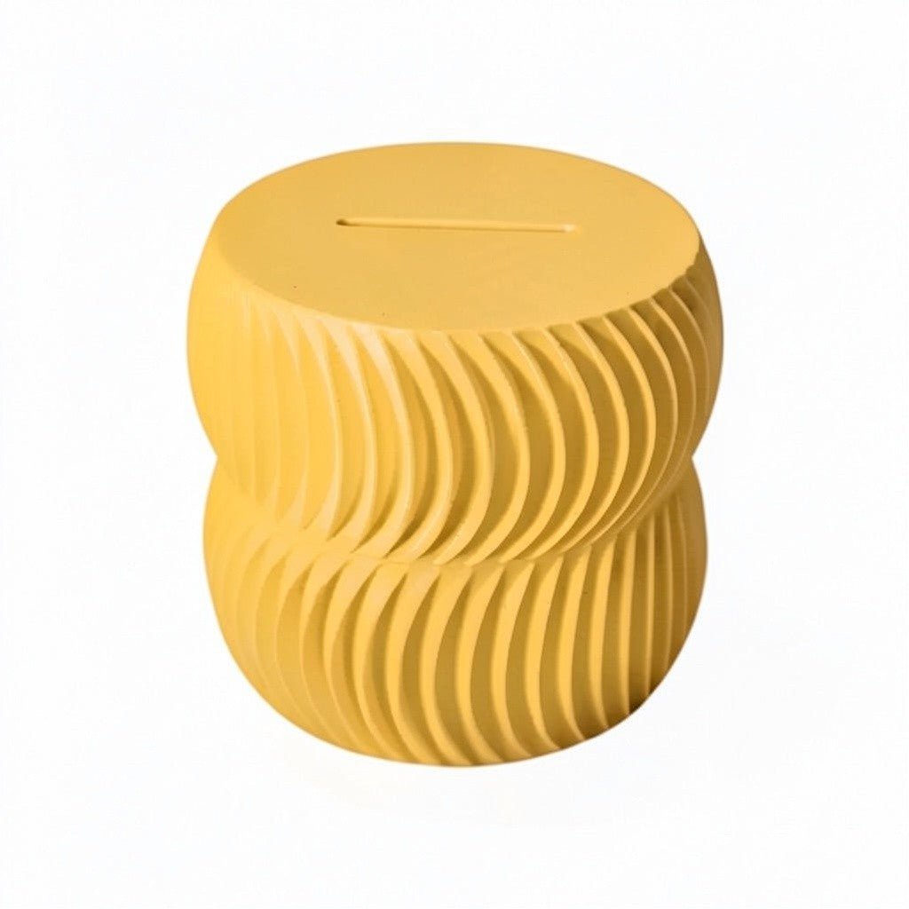 A modern 3D-printed coin bank with a sleek, openable design, available in two sizes. Perfect for storing coins and cash securely while adding a stylish touch to any home or office. Ideal for kids, adults, and as a unique gift for savers.