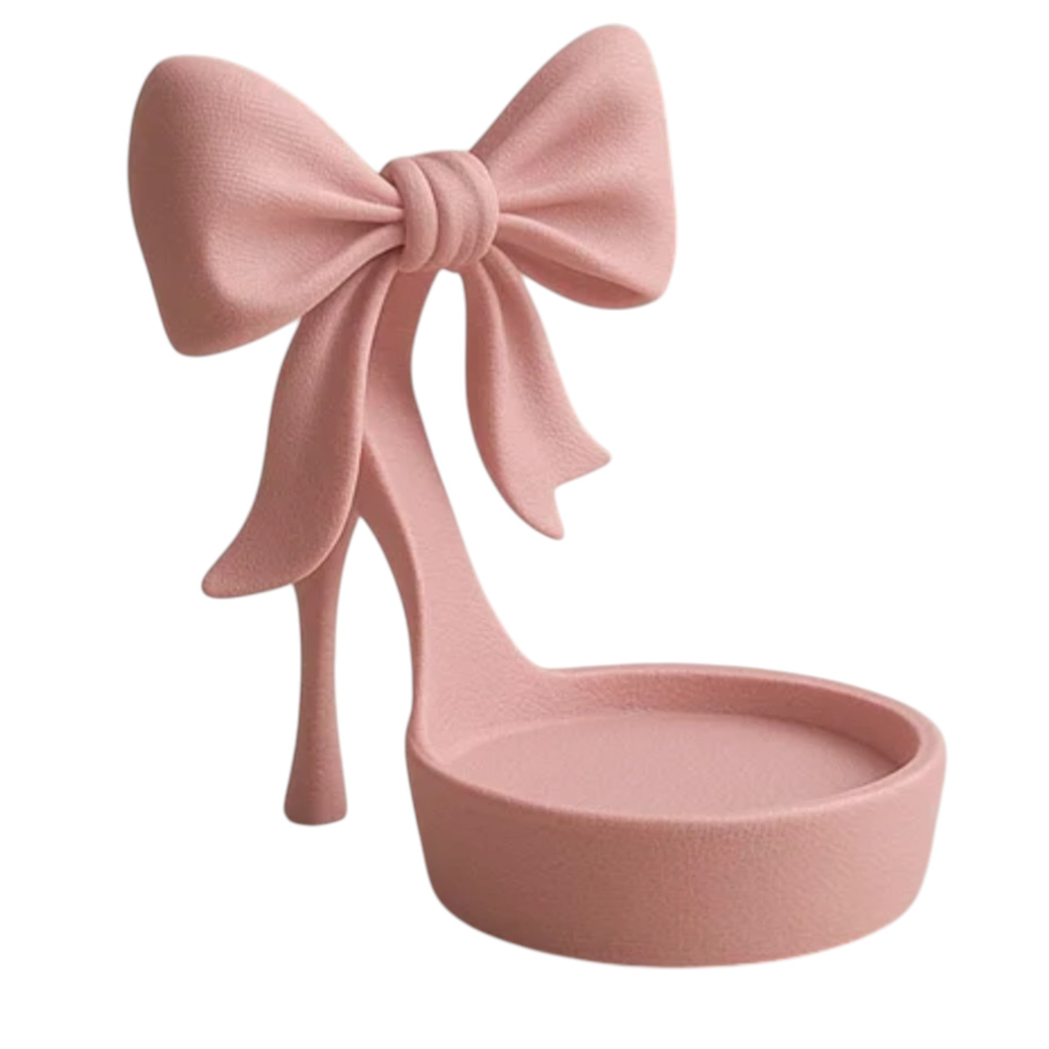 Organise your jewellery with this coquette bow jewelry tray, a pink ring dish perfect for storing rings, earrings, and small accessories.