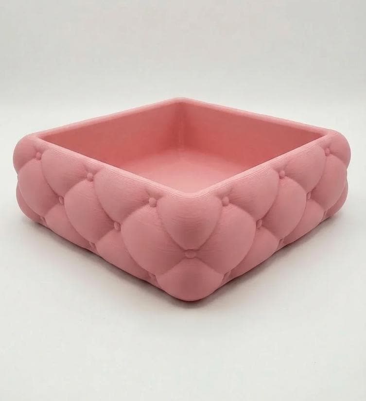 quilted makeup organizer tray on vanity table
tufted vanity tray cosmetic organizer
makeup organizer tray for vanity storage