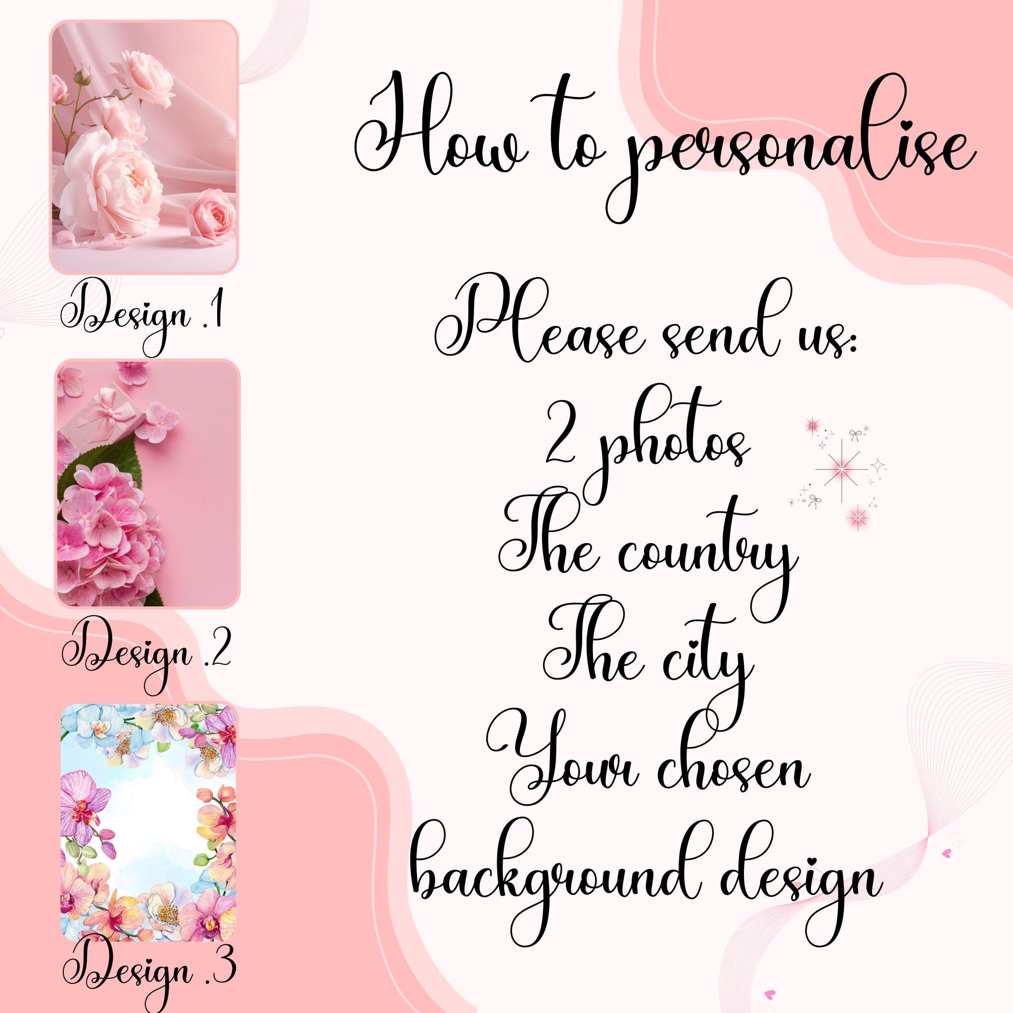 Custom Holiday Fridge Magnet, Personalised Photo Magnet for Friends, Girls Trip Gift, Wooden Travel Keepsake, Best Friend Vacation Gift
