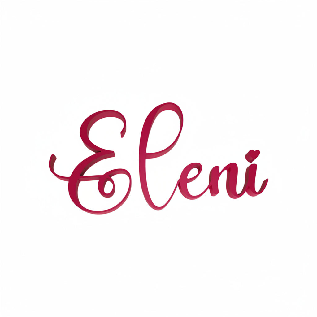 Personalise your space with this elegant script personalised name sign, a custom wall decor piece perfect for bedrooms, nurseries, and aesthetic home styling.