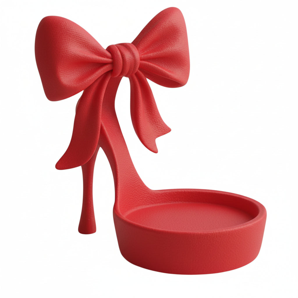 Organise your jewellery with this coquette bow jewelry tray, a pink ring dish perfect for storing rings, earrings, and small accessories.