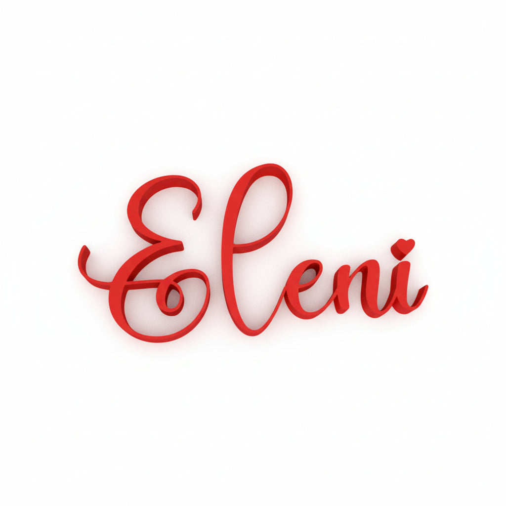 Personalise your space with this elegant script personalised name sign, a custom wall decor piece perfect for bedrooms, nurseries, and aesthetic home styling.