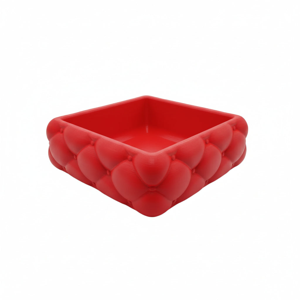 quilted makeup organizer tray on vanity table
tufted vanity tray cosmetic organizer
makeup organizer tray for vanity storage